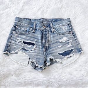 American Eagle Denim Shorts - Size 00 (size 23/24)